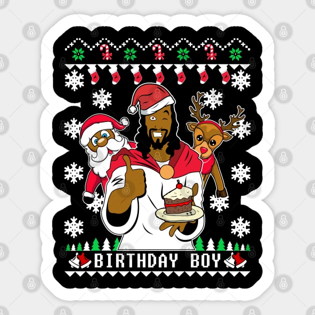 Birthday boy xmas sweater online